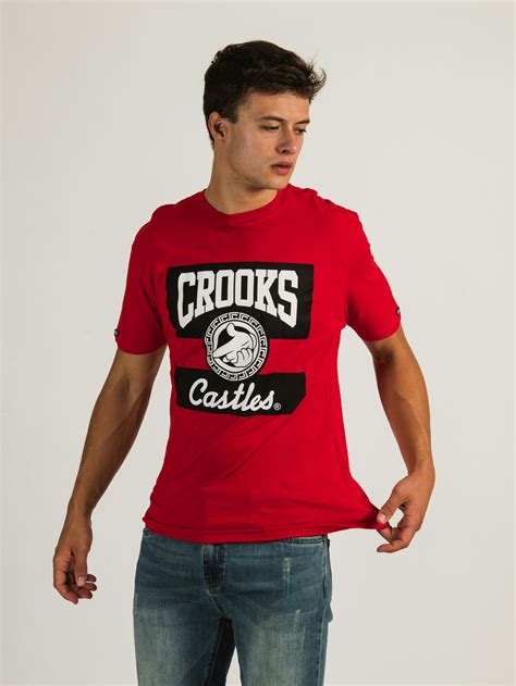 *CROOKS & CASTLES* (RED) ~Air Gun Klepto~ t.